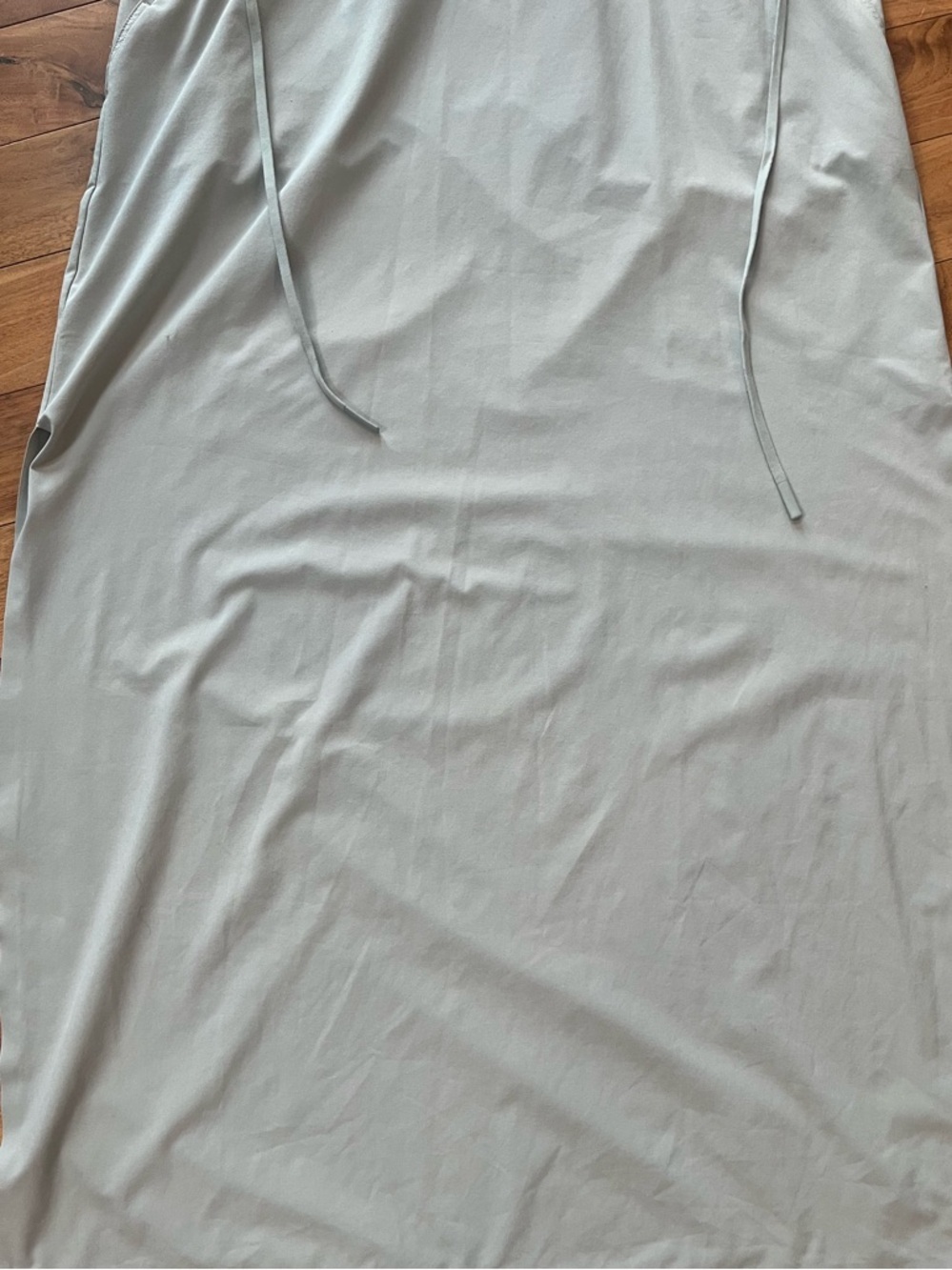 Athleta Marlow Maxi Sleeveless Coastal Grey V-Neck Athleisure Long Maxi Dress - Picture 6 of 11